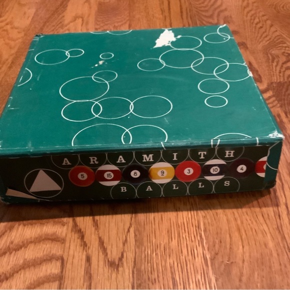 Vintage Aramith Billiard Pool Balls Professional Games Billard's Set Boxed #N1 - Picture 6 of 8